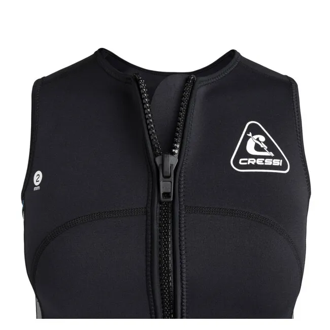 Cressi Guardian Damen Neopren-Weste mit Reißverschluss 2 mm
