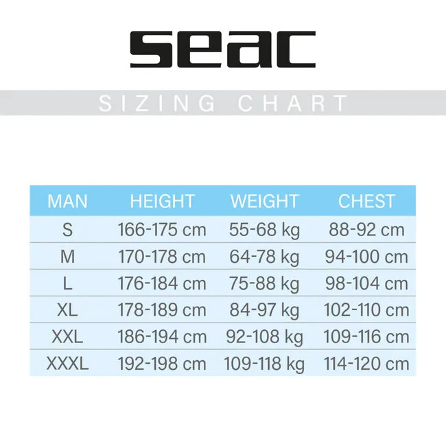 Seac Hoody 2,5mm Hombre