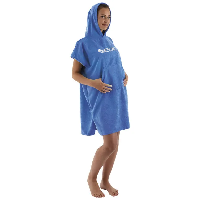 Seac Adult Poncho Blue