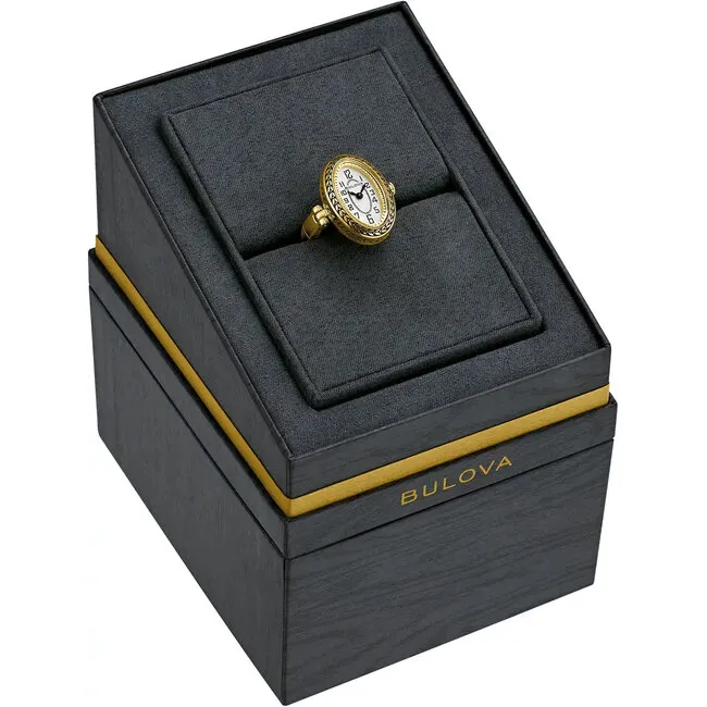 Bulova 97L188 Art Deco Ring