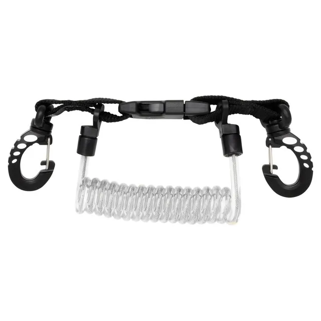 Cressi Spiral Lanyard With Clip Snap