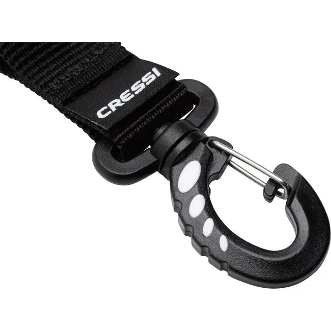 Cressi Spiralkabel mit Karabinerhaken