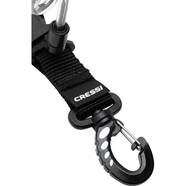 Cressi Spiralkabel mit Karabinerhaken