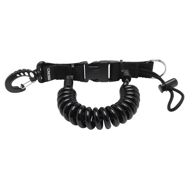 Cressi Spiral Lanyard With Ring