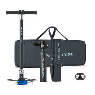 AeroDive T500 + Handpomp + Bril