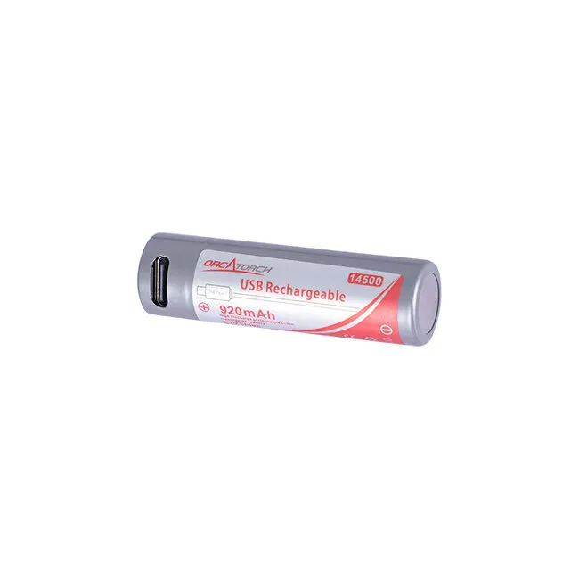 OrcaTorch Batterie Rechargeable D560 et SD03 (USBC-port)