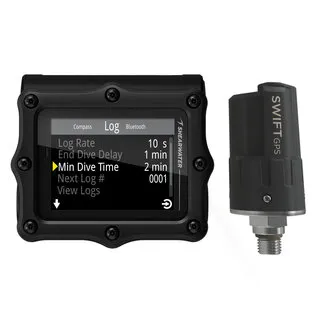 Shearwater Perdix 3 mit Swift GPS Sender Shearwater Perdix 3 mit Swift GPS Sender