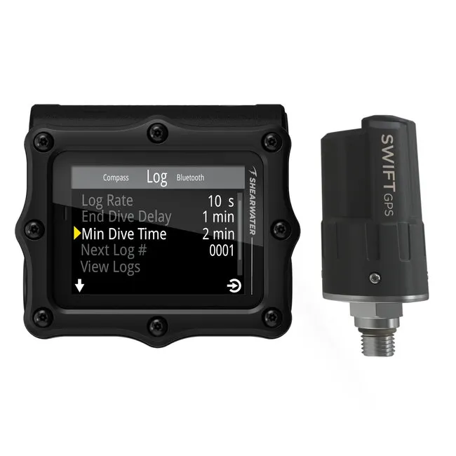Shearwater Perdix 3 mit Swift GPS Sender
