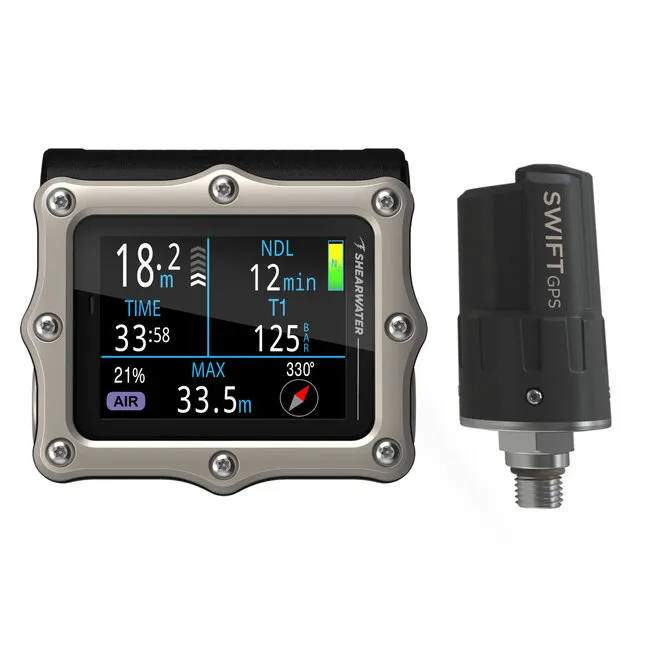 Shearwater Perdix 3 mit Swift GPS Sender