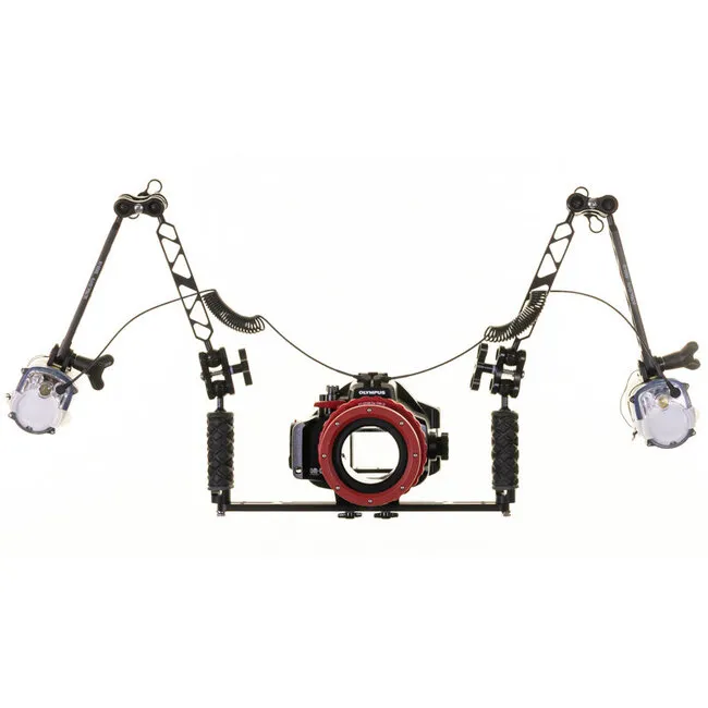 Sea and Sea DUAL Large Arm und Tray-Set mit YS-01 Solis Blitz
