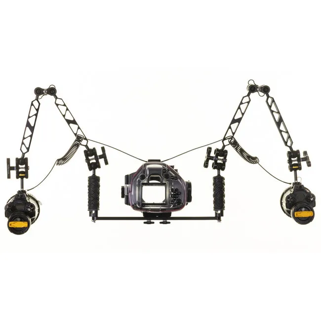 Sea and Sea DUAL Large Arm und Tray set mit YS-D130R PRO Set mit Blitz