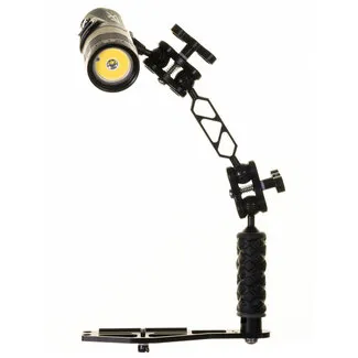 Sea and Sea Single Set BALL Mount - With LX-2400 SW PHOTO VIDEO LIGHT Black