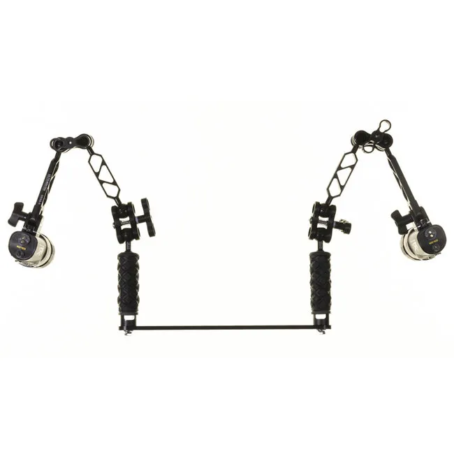 Sea and Sea DUAL Medium Set YS Mount - With LX-1200 SW PHOTO VIDEO LIGHTS