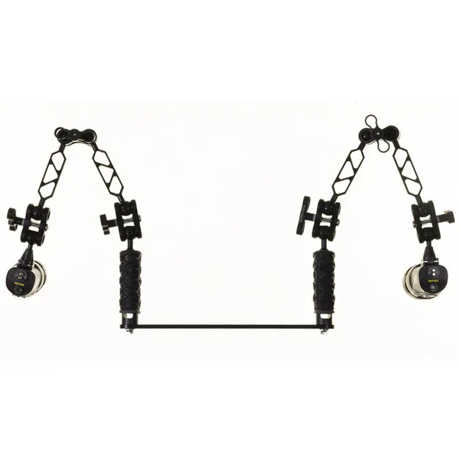 Sea and Sea DUAL Medium Set BALL Mount - With LX-1200 SW PHOTO VIDEO LIGHTS