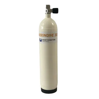 Rydec Composite Carbon Cylinder 300 bar 6,8 Litre with Valve