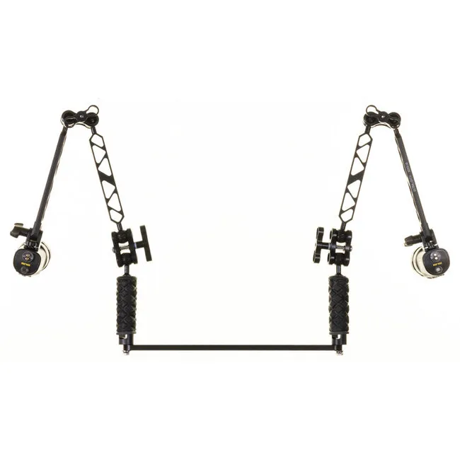Sea and Sea DUAL Large Set YS Mount - With LX-1200 SW PHOTO VIDEO LIGHTS