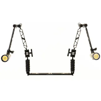 Sea and Sea DUAL Large Set YS Mount - With LX-4000 SW PHOTO VIDEO LIGHTS