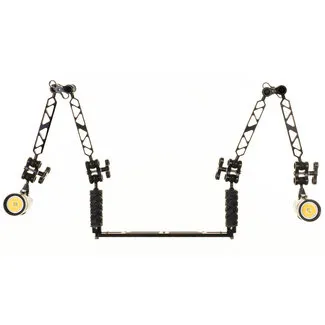 Sea and Sea DUAL Large Set BALL Mount - With LX-1200 SW PHOTO VIDEO LIGHTS