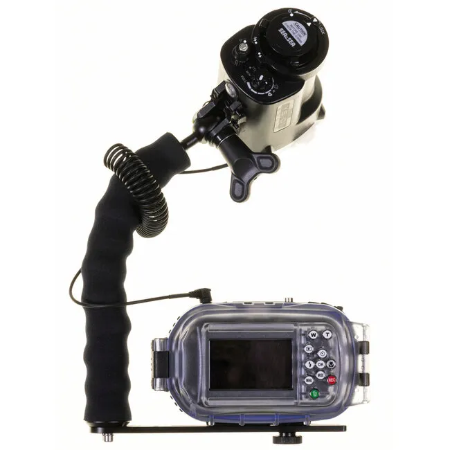 Sea and Sea Adventure Arm Set with Ricoh WG-80, DX-6G housing and YS-01 Solis STROBE
