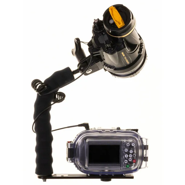 Sea and Sea Adventure Arm Set with Ricoh WG-80, DX-6G housing and YS-D130R PRO STROBE