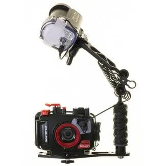 Sea and Sea Single Set with OM SYSTEMS TG-7 and YS-01 Solis STROBE