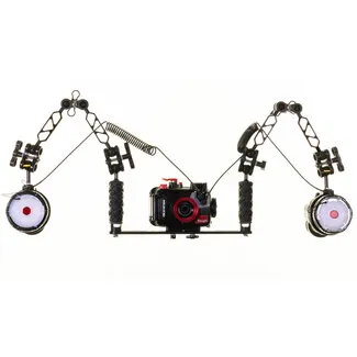 Sea and Sea DUAL Medium Set with OM SYSTEMS TG-7 and YS-D130R PRO STROBES