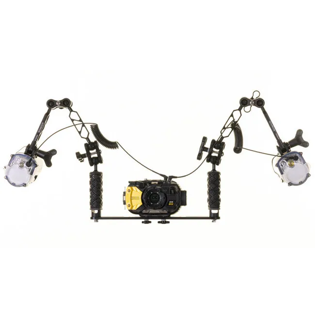 Sea and Sea DUAL Medium Set with Ricoh WG-80, DX-6G housing and YS-01 Solis STROBES