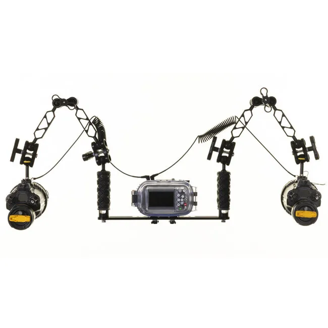 Sea and Sea DUAL Medium Set with Ricoh WG-80, DX-6G housing and YS-D130R PRO STROBES