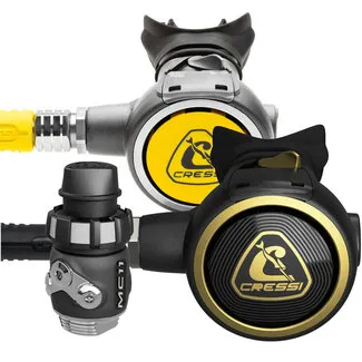 Cressi Détendeur MC11/Zen Gold + Zen Octopus Din Cressi Détendeur MC11/Zen Gold + Zen Octopus Din