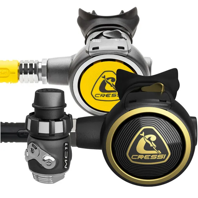 Cressi Regulador MC11/Zen Gold + Zen Octopus Din