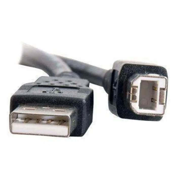 C2G USB 2.0 A naar B Kabel 2m Zwart