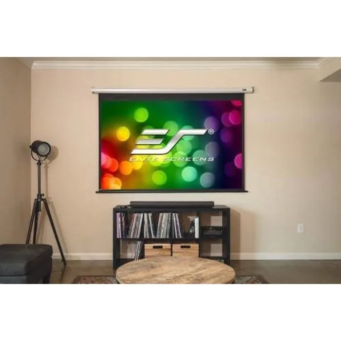 Elite Screens Elite Screens Spectrum 110 inch Elektrisch Projectiescherm 16:9 (244 x 137 cm) – MaxWhite Doek, Witte Behuizing, Wand/Plafondmontage – Electric110XH