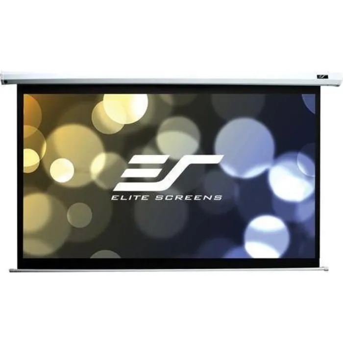 Elite Screens Elite Screens Spectrum 110 inch Elektrisch Projectiescherm 16:9 (244 x 137 cm) – MaxWhite Doek, Witte Behuizing, Wand/Plafondmontage – Electric110XH