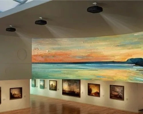 Edge blending - Een complete muur of 360 graden projecteren