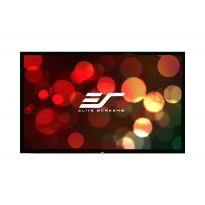 Elite Screens Elite Screens EZ Frame 110 inch Fixed Frame Projectiescherm 16:9 (244 x 137 cm) – CineGrey 5D ALR Doek, Zwart Fluwelen Frame
