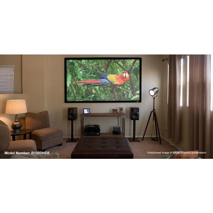 Elite Screens Elite Screens EZ Frame 110 inch Fixed Frame Projectiescherm 16:9 (244 x 137 cm) – CineGrey 5D ALR Doek, Zwart Fluwelen Frame