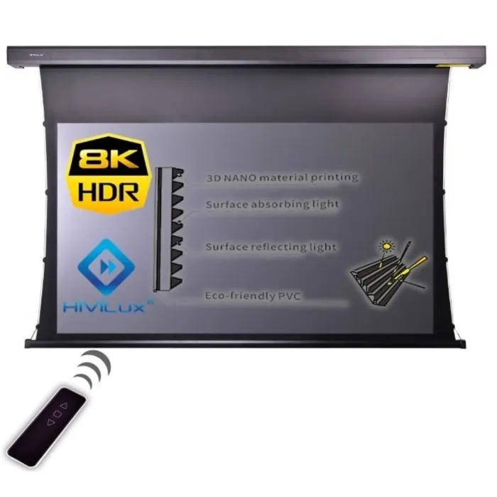HiViLux HiViLux ALR UST Tab Tension 100" 221x124cm (16:9) Elektrisch Projectiescherm