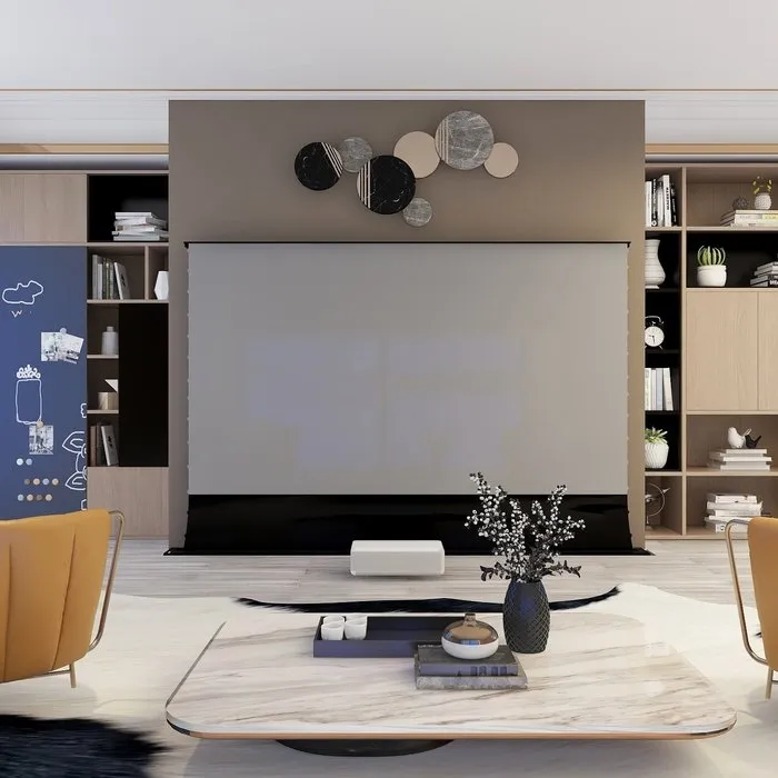 HiViLux HiViLux Floor Up ALR UST Tab Tension 100" 221x124cm (16:9) Elektrisch Projectiescherm