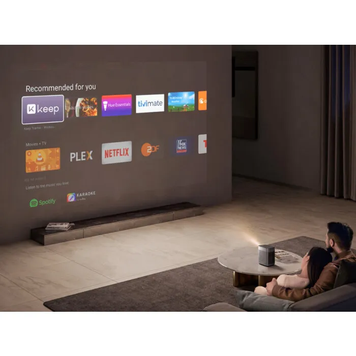 XGIMI XGIMI Halo+ Draagbare Smart-Projector – Full HD 1080p, 700 ISO Lumen