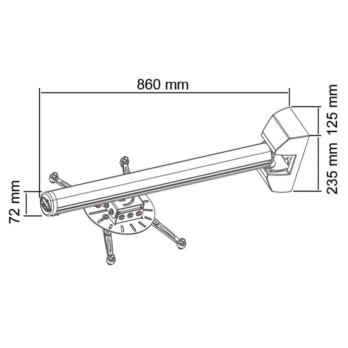 MW MW Premium Muurbeugel - 10 - 86 cm