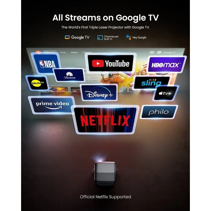 JMGO JMGO N1S Ultra - Triple Laser 4K UHD Beamer