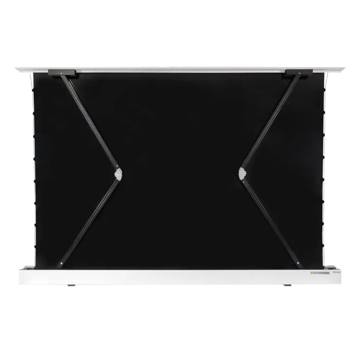Elite Screens Elite Screens Kestrel Tab-Tension 2 CLR 101 inch Elektrisch Floor-Up Projectiescherm (224 x 126 cm) – StarBright CLR (UST) Witte behuizing
