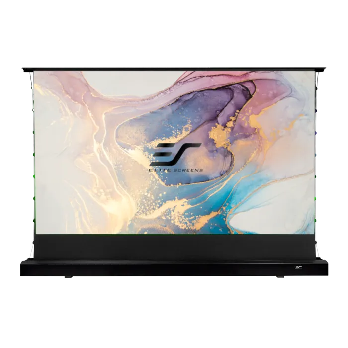 Elite Screens Elite Screens Kestrel Tab-Tension 3 102 inch Elektrisch Projectiescherm 16:9 (226 x 127 cm) – CineGrey 4D ALR Doek, Floor-Up Motorisch met Tab-Tension (Model FTE102UH2-C4D)