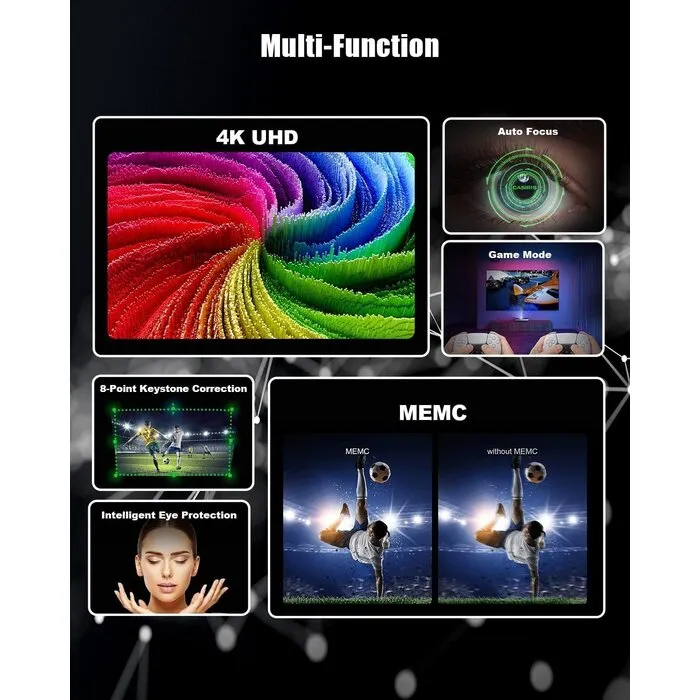 Casiris Casiris A6 - Triple Laser 4K Dolby Atmos Projector