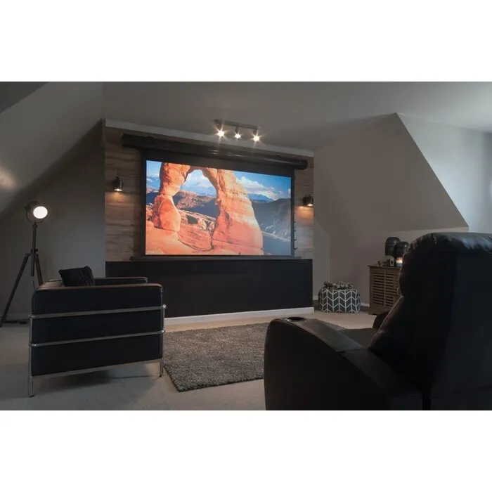 Elite Screens Elite Screens Saker Tab-Tension – Zwarte behuizing (meerdere maten)