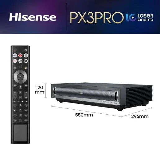 Hisense Hisense PX3-PRO 4K Smart Laser beamer