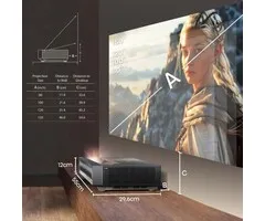 Hisense Hisense PX3-PRO - 4K - 3000 ANSI - Ultra Short Throw Projector