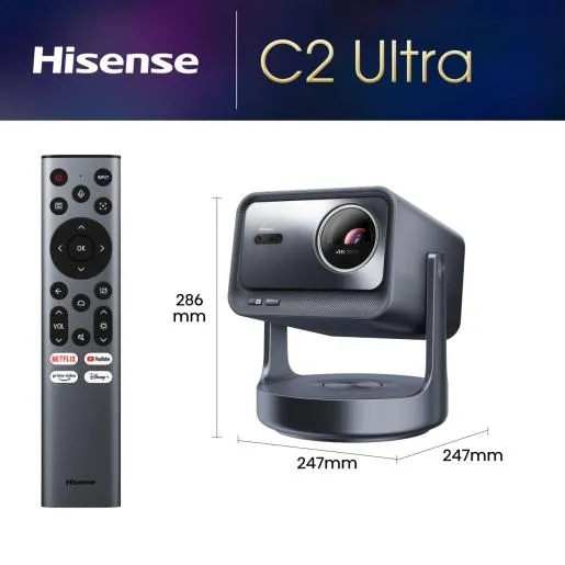Hisense Hisense C2 Ultra 4K Smart Mini Projector