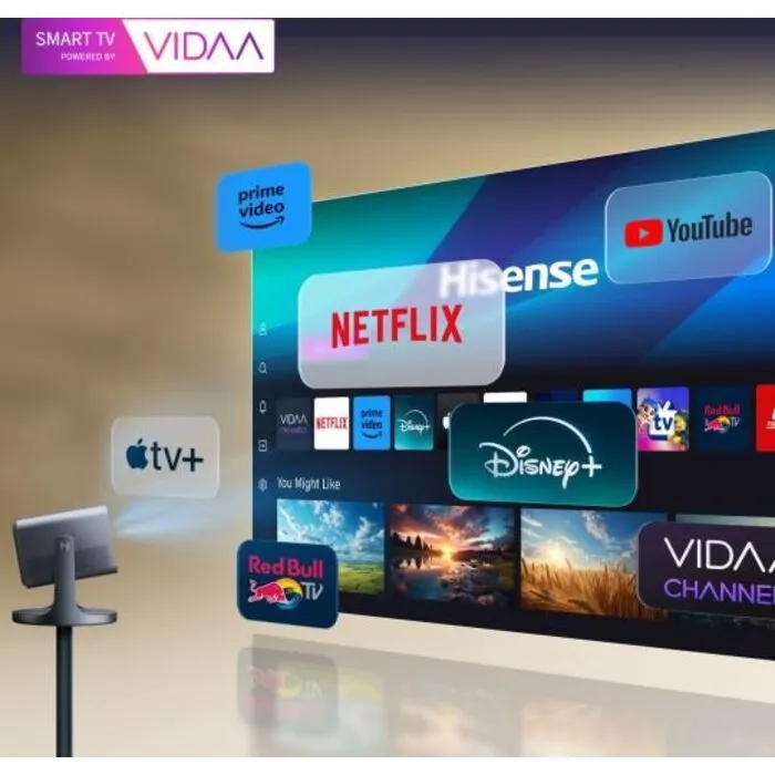 Hisense Hisense C2 - 4K - 2000 ANSI Laser Projector - Triple Laser - Dolby Vision - Smart Projector