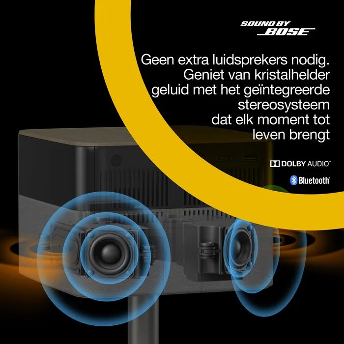 Epson Epson Lifestudio Flex EF-72 Eik Beamer - 4K - 1000 Lumen